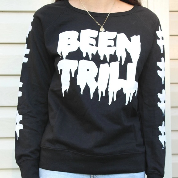 Women’s Been Trill Crewneck Sweatshirt Size Small - Picture 1 of 6